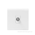 1 Gang TV Satellite Outlet White TV socket